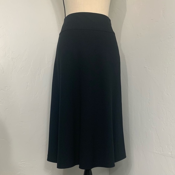 Pendleton A-line Black Fully Lined Skirt Machine Washable with Side Zip - Picture 1 of 6